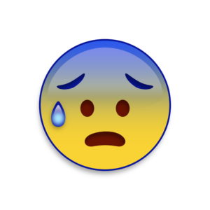 image of upset emoji
