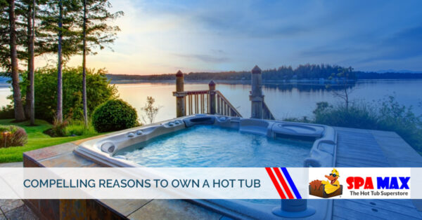 Image of a hot tub with scenic view