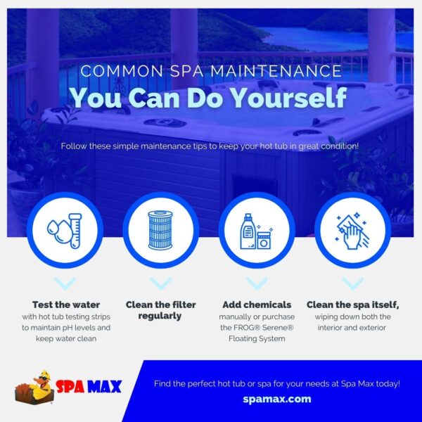 Infographic - Common Spa Maintenance You Can Do Yourself