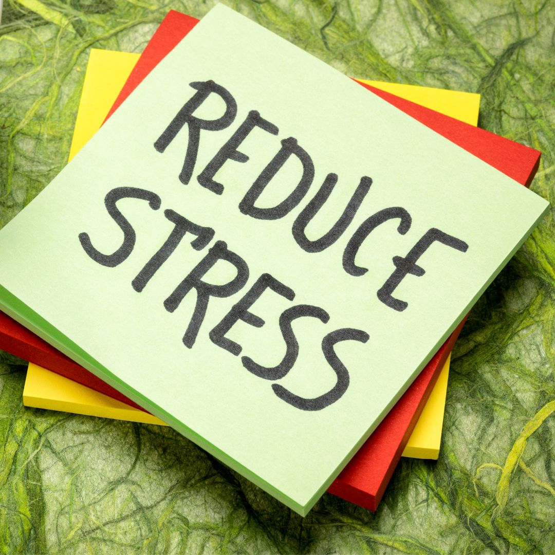 reduce stress text